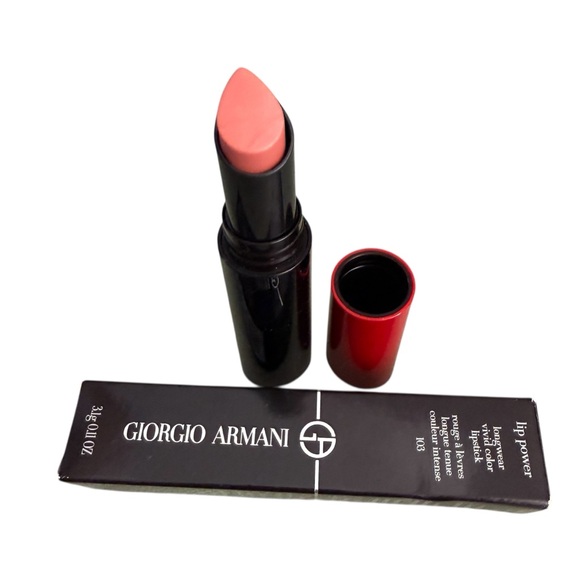 Giorgio Armani Longwear Vivid Color Lip Power Satin Lipstick - Picture 3 of 9